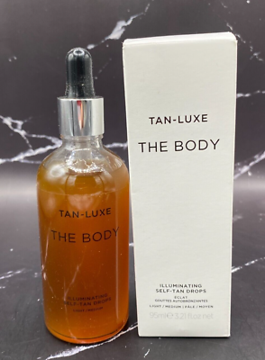 #ad Tan Luxe The Body Illuminating Self Tan Drops Light Medium 3.21 oz BNIB $30.45