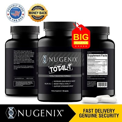 #ad NUGENIX TOTAL T 120 Capsules Testosterone Booster for Men Energy amp; Endurance $13.99