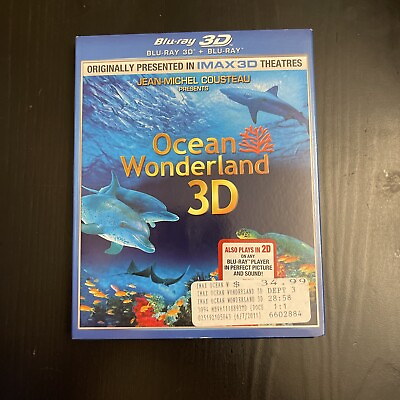 #ad Ocean Wonderland 3D Blu ray Disc 2011 2 Disc Set 3D NEW w slipcover sealed $14.99