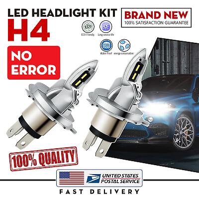#ad For 2016 2018 Honda HR V High Low Beam H4 9003 LED Headlight Bulb Conversion Kit $20.99