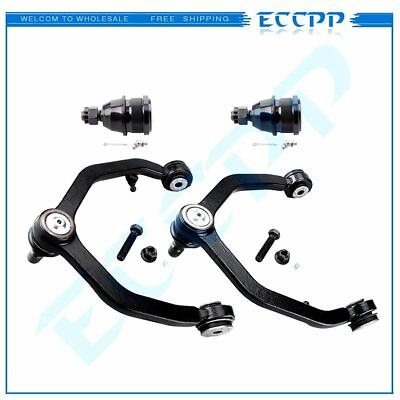 #ad Front 2x Upper Control Arms 2x Lower Ball Joints Pcs For 93 98 Lincoln Mark VIII $86.38