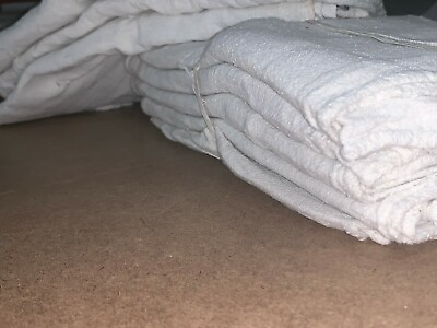 #ad 1000 new great mechanics shop rags towels white 13quot;X14quot; $169.00