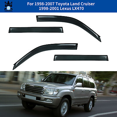 #ad Window Visor Deflector for 1998 2007 Toyota Land Cruiser 1998 2001 Lexus LX470 $38.99