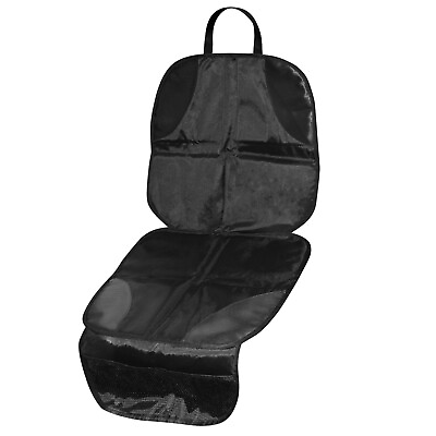 #ad Car Seat Protector Universal Size Babyseat Non Slip Backing Pad Mat Mesh Pockets $18.99