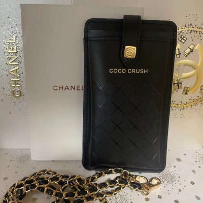 #ad CHANEL Pouch COCO CRUSH Black Chain Novelty Vip Limited 2023 Free shipping $84.60