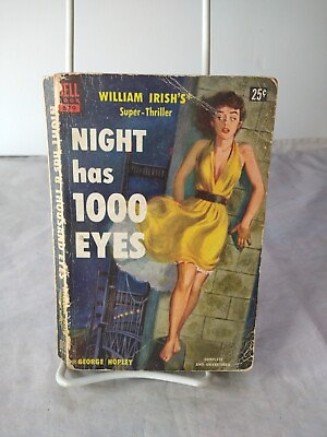 #ad Dell Book 679 Night Has 1000 Eyes Paperback George Hopley William Irish Thriller $15.11
