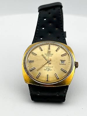 #ad Tissot Automatic 7 Gold Plated Vintage Mens Watch 36mm $299.99