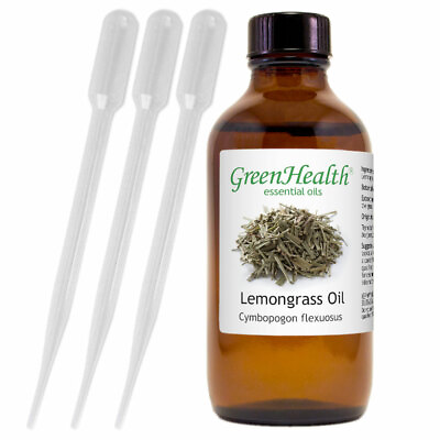 #ad 4 fl oz Lemongrass Essential Oil 100% Pure amp; Natural GreenHealth $13.99