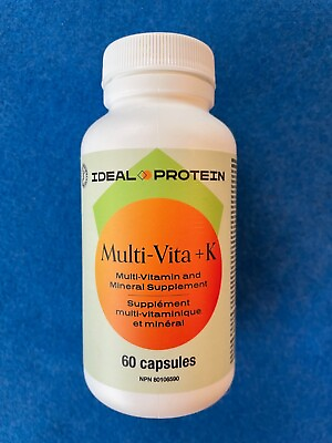#ad Ideal Protein Natura Multi Vita K2 Vitamins 1 Bottle 60 Capsules EXP 10 2025 $41.99