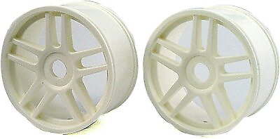 #ad Kyosho 10 Spoke Wheel 2 Piece White $22.10