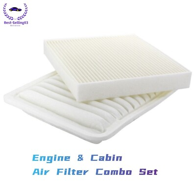 #ad Combo Cabin amp; Engine Air Filter For Toyota Corolla 1.8L 2.4L l4 GAS 2009 2018 $11.99