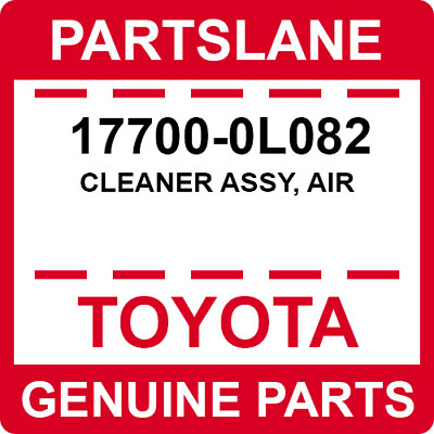 #ad 17700 0L082 Toyota OEM Genuine CLEANER ASSY AIR $343.66