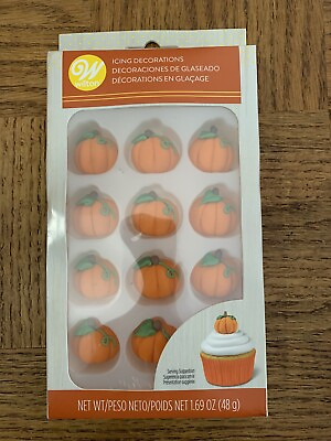 #ad Wilton Icing Decorations “pumpkin”Brand New SHIPS N 24 HOURS $17.88