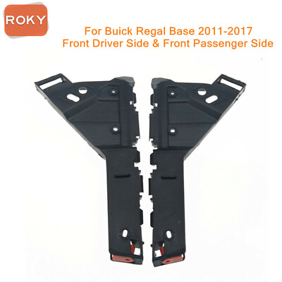 #ad For Regal Base 2011 2012 2013 2017 Bumper Bracket Front Pair Beam Mount Support $7.97