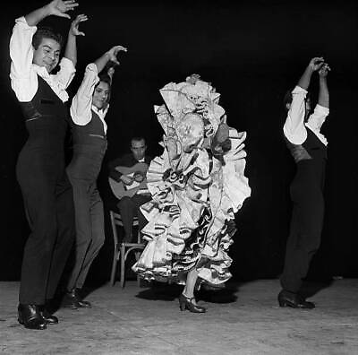 #ad Carmen Amaya Spanish Dancer And Her Company Paris 1960 OLD PHOTO 1 AU $9.00