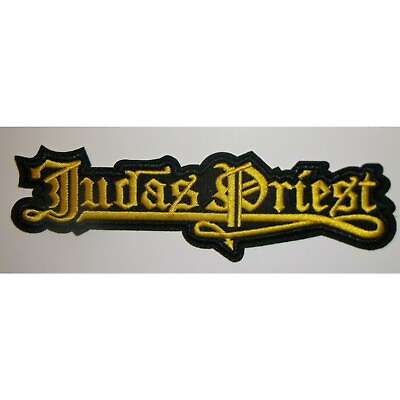 #ad Judas Priest Patch Embroidered 5 1 4quot; x 1 1 2quot; Iron or Sew on Heavy Metal Rock $4.75