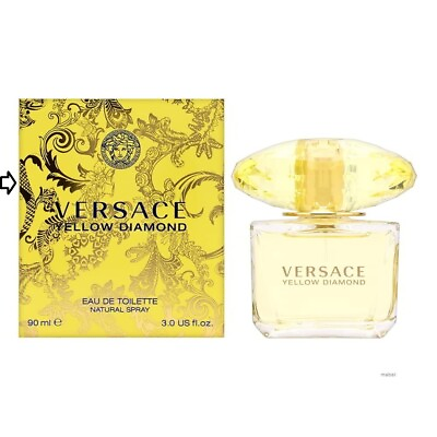 #ad #ad Yellow Diamond by Versace 3 fl oz 90mL EDT Spray for Women Brand New Sealed $32.99