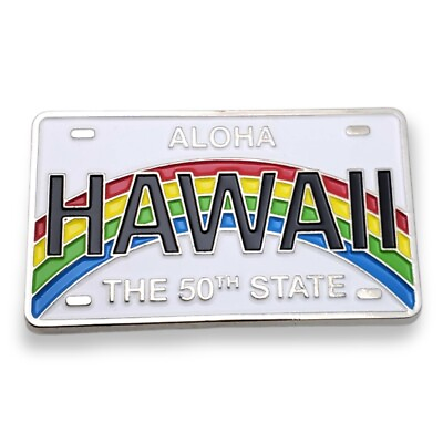 #ad #ad Hawaii Fridge Magnet Travel Tourist Souvenir Magnetic Metal Gift US 50th State $3.99