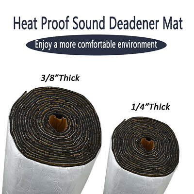Automotive Noise Deadening Heat Shield Insulation Sound Deadener Mat Dampening $281.99